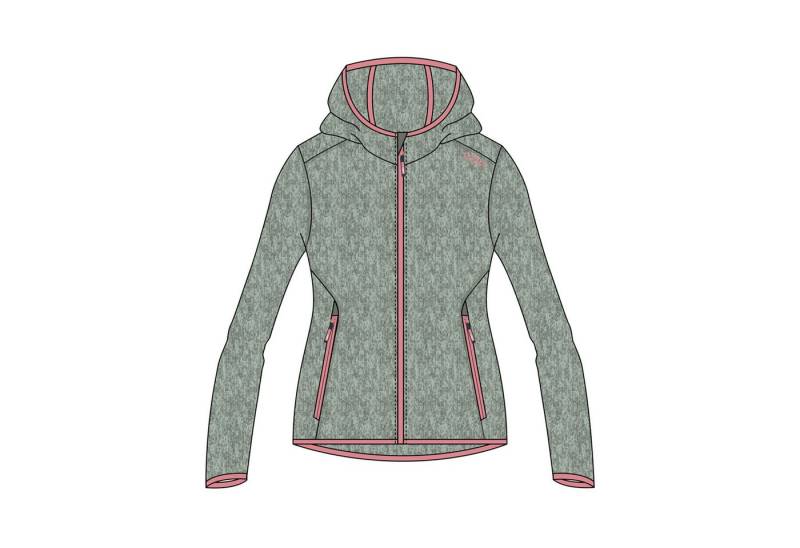CMP Fleecejacke CMP Mädchen Fleece Jacke Fix Hood 3H19825 von CMP