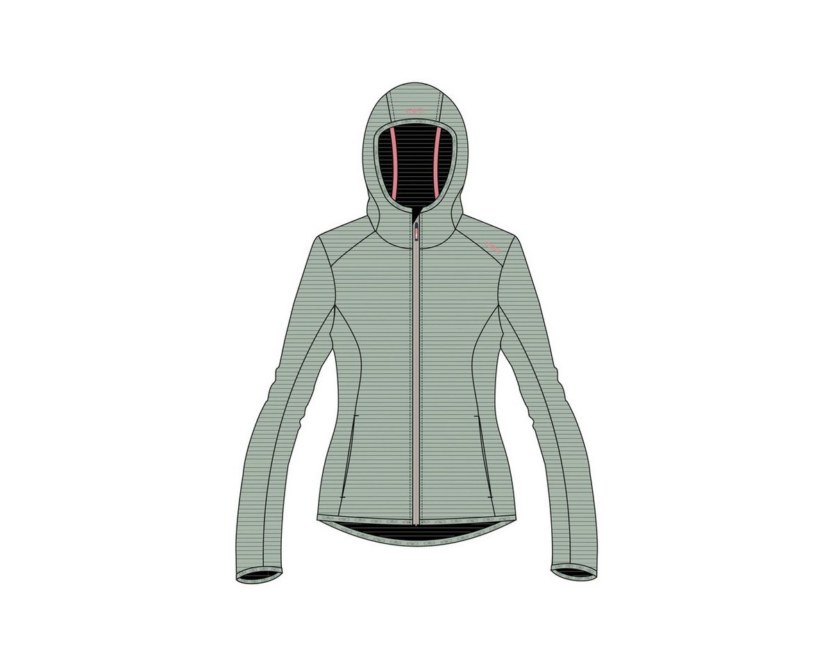 CMP Fleecejacke CMP Mädchen Fleecejacke Kid G Fix Hood Jacket 33E6935 von CMP