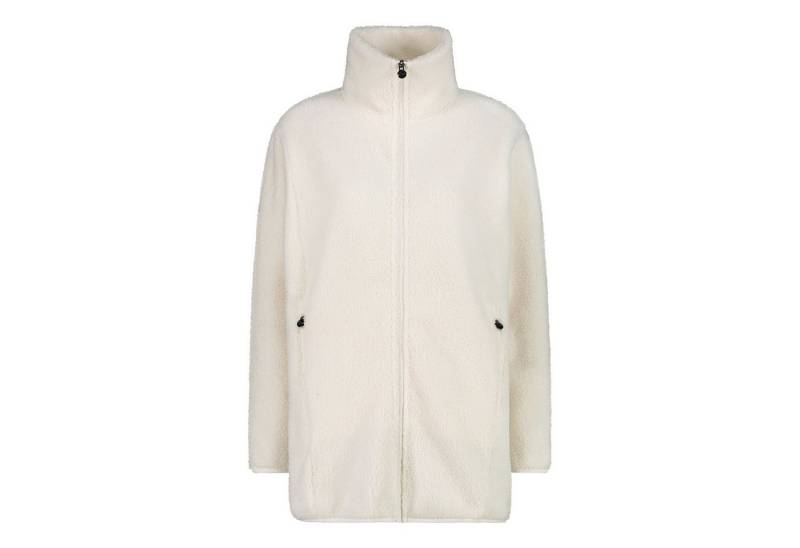 CMP Fleecejacke Jacke aus Teddyfleece mit kontrastierenden Schiebern am Reißverschluss von CMP