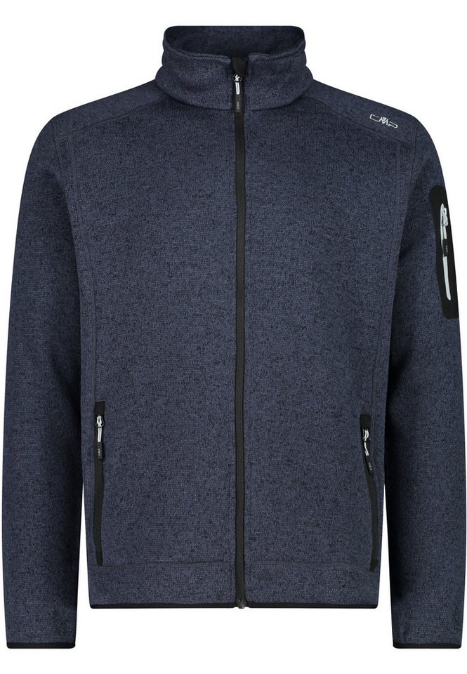 CMP Strickfleecejacke MAN JACKET ANTRACITE-NERO CMP Strickfleecejacke MAN JACKET ANTRACITE-NERO von CMP