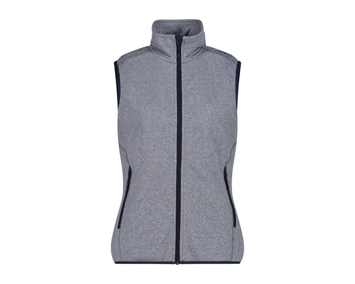 CMP Fleeceweste Woman Vest Fleece blue-bianco von CMP