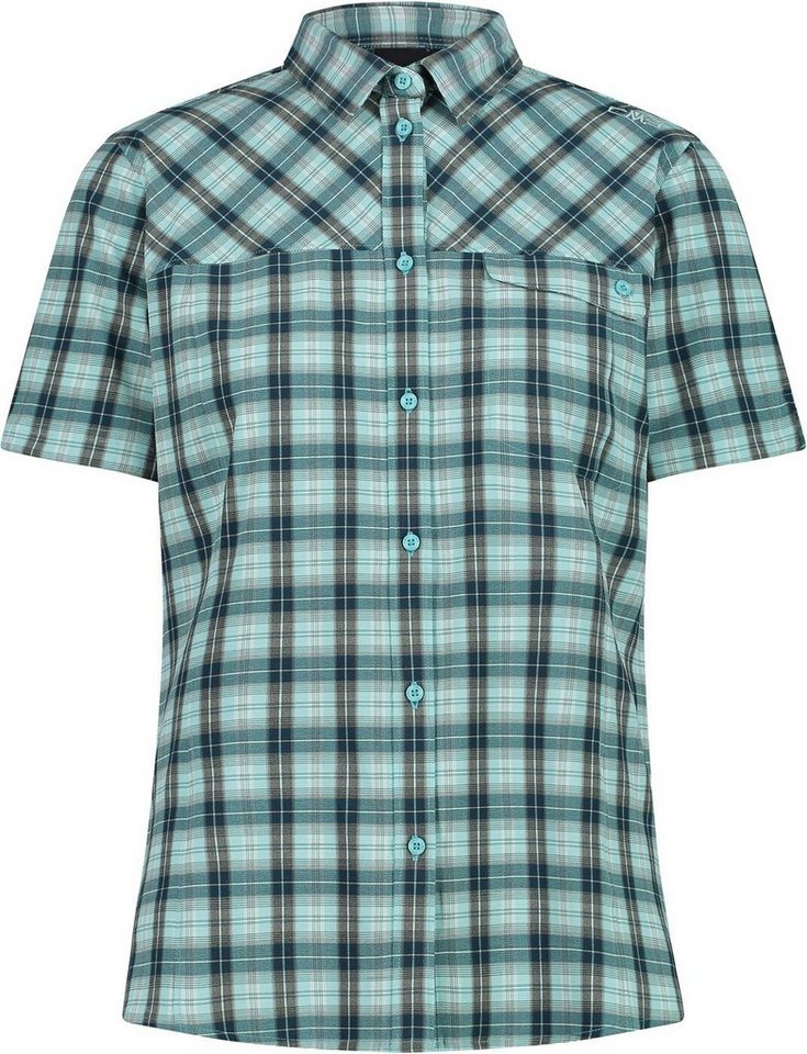 CMP Funktionsbluse WOMAN SHIRT ACQUA-D.LAKE-ANTRACITE von CMP