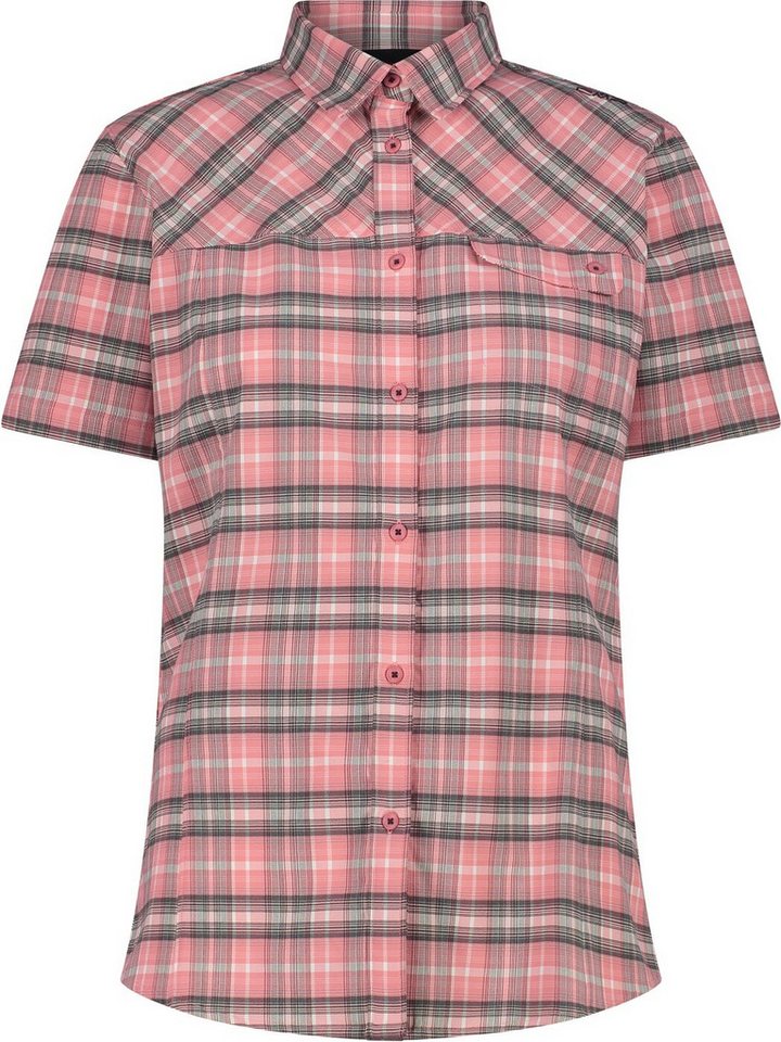 CMP Funktionsbluse WOMAN SHIRT ORCHIDEA-ANTRACITE-BIANCO von CMP