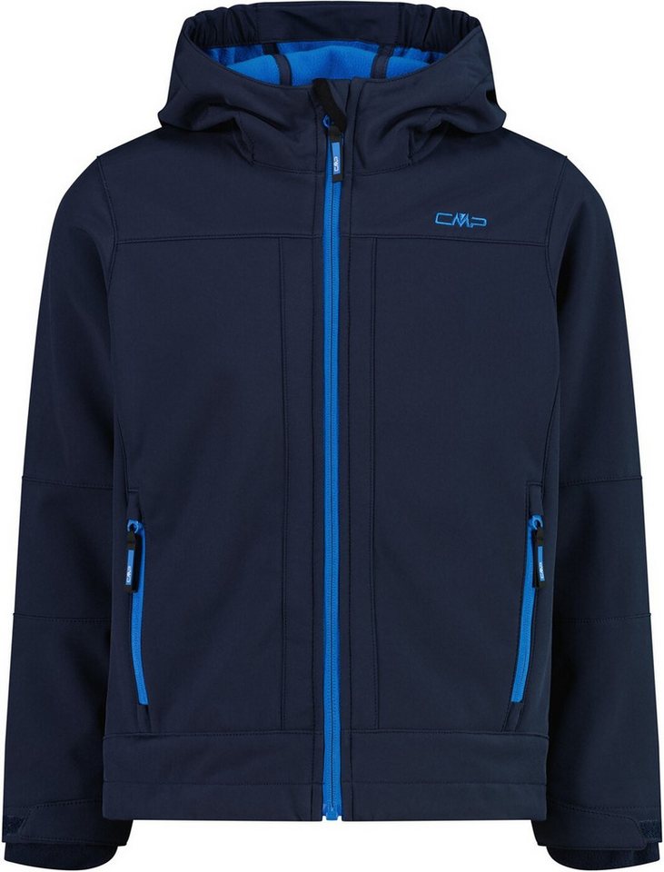 CMP Funktionsjacke BOY SOFTSHELL JACKET FIX HOOD B. BLUE-ROYAL BLUE von CMP