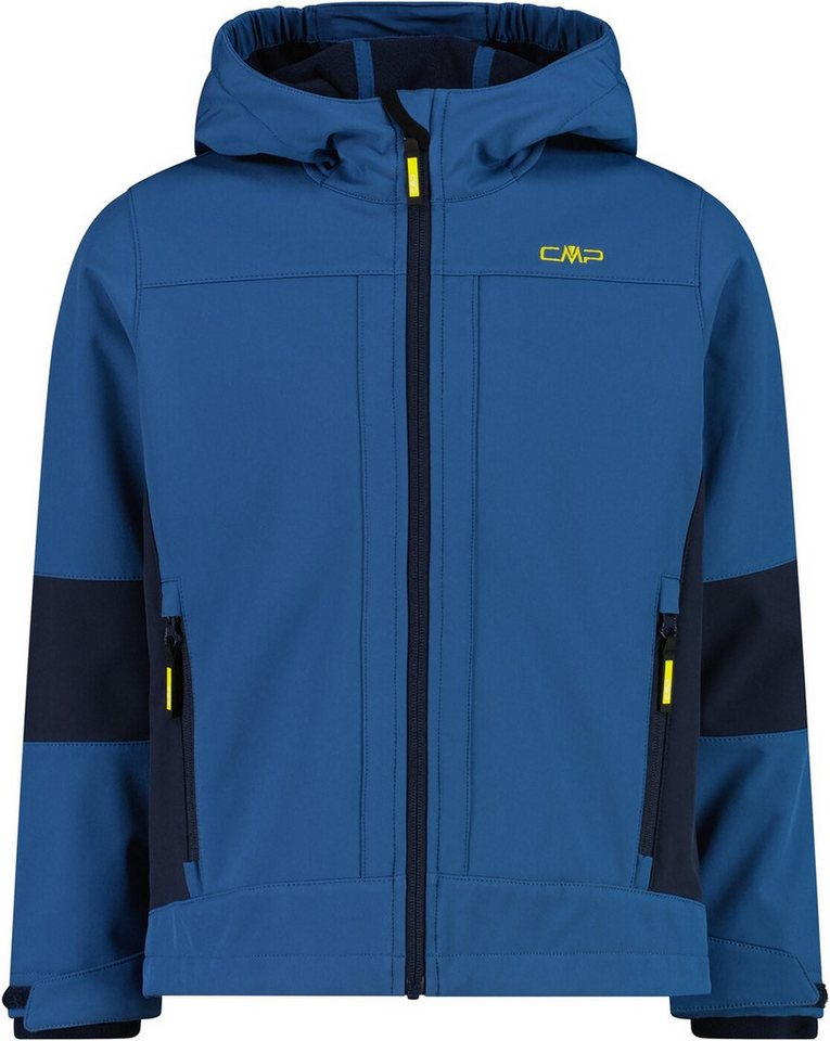 CMP Funktionsjacke BOY SOFTSHELL JACKET FIX HOOD BLUESTONE-B. BLUE von CMP