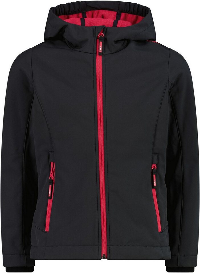 CMP Funktionsjacke KID G JACKET FIX HOOD ANTRACITE-CARMINIO von CMP