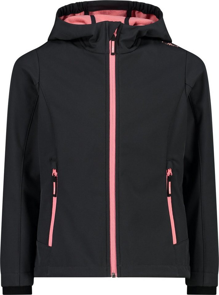 CMP Funktionsjacke KID G JACKET FIX HOOD ANTRACITE-PESCA von CMP