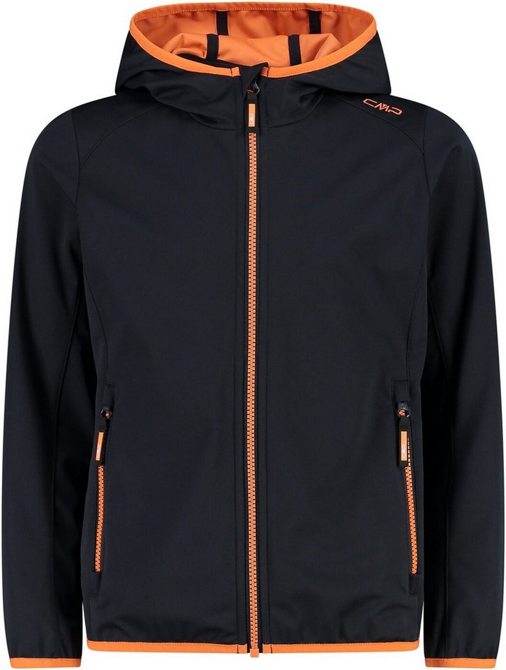 CMP Funktionsjacke KID G JACKET FIX HOOD ANTRACITE-TANGERI von CMP