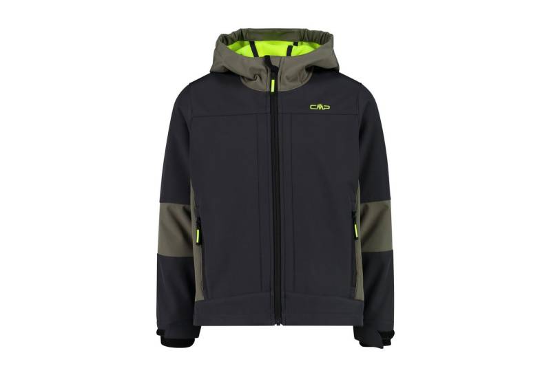 CMP Funktionsjacke KID JACKET FIX HOOD ANTRACITE-OLIVE von CMP