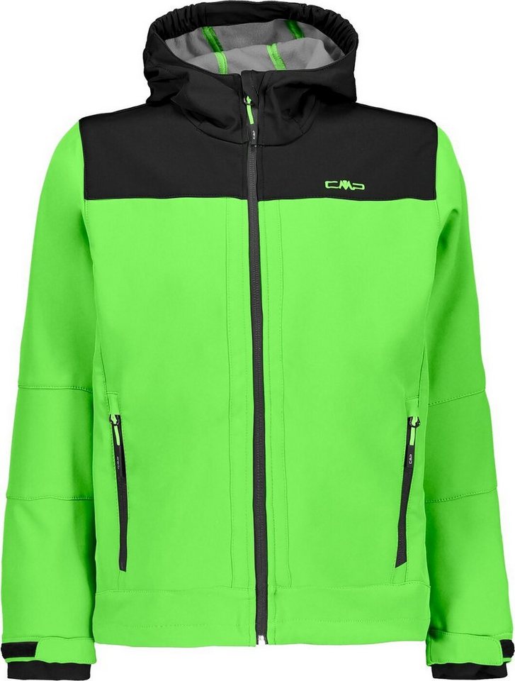 CMP Funktionsjacke KID JACKET FIX HOOD VERDE FLUO-GREY CMP Funktionsjacke KID JACKET FIX HOOD VERDE FLUO-GREY von CMP
