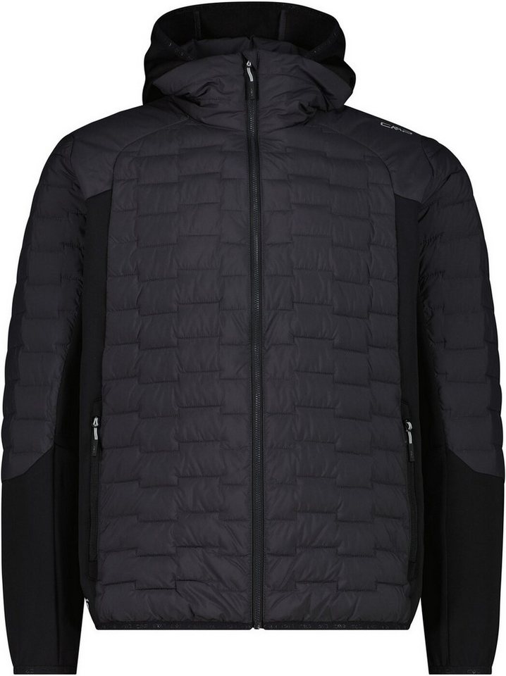 CMP Funktionsjacke MAN JACKET HYBRID FIX HOOD ANTRACITE von CMP