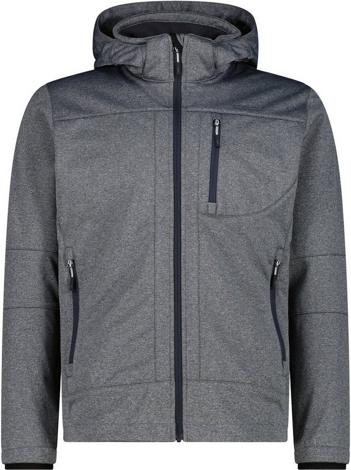 CMP Funktionsjacke MAN JACKET ZIP HOOD ALLUMINIO MEL. von CMP