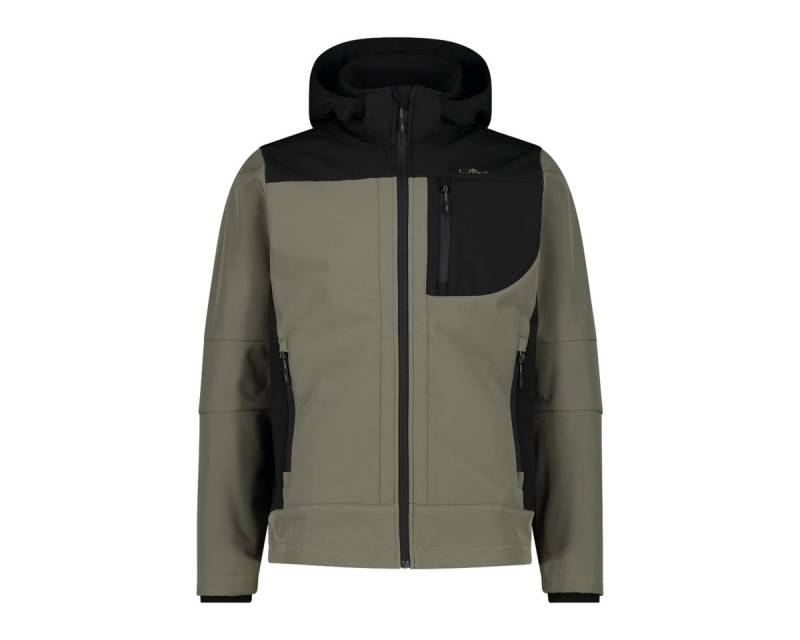 CMP Funktionsjacke MAN JACKET ZIP HOOD OLIVE-NERO von CMP