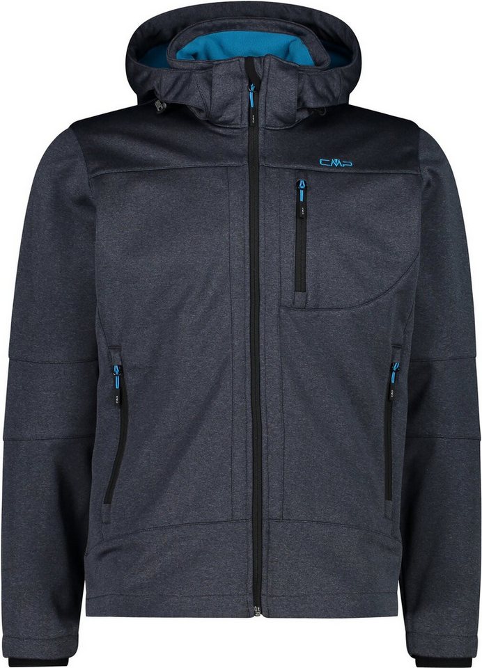 CMP Funktionsjacke MAN JACKET ZIP HOOD TITANIO MEL. von CMP