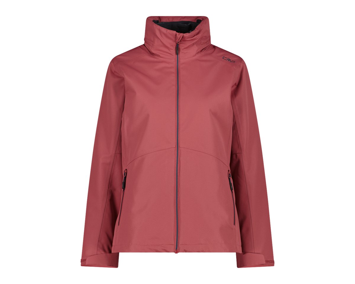 CMP Funktionsjacke WOMAN JACKET FIX HOOD DETACHBLE INN.JACKET PEONY von CMP