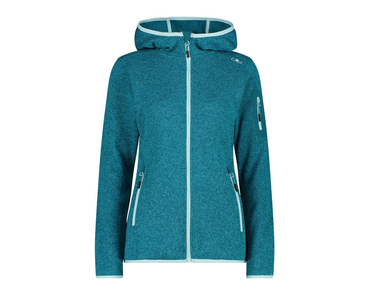 CMP Funktionsjacke WOMAN JACKET FIX HOOD TEAL-ACQUA von CMP
