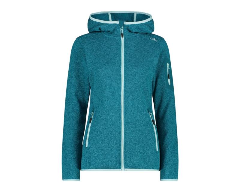 CMP Funktionsjacke WOMAN JACKET FIX HOOD TEAL-ACQUA von CMP