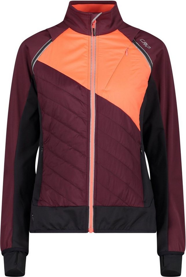CMP Funktionsjacke WOMAN JACKET WITH DETACHABLE SLEEVE BURGUNDY von CMP