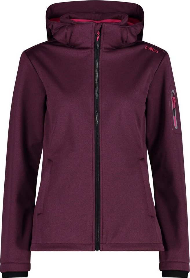 CMP Funktionsjacke WOMAN JACKET ZIP HOOD AMARANTO MEL.-FUCSIA von CMP