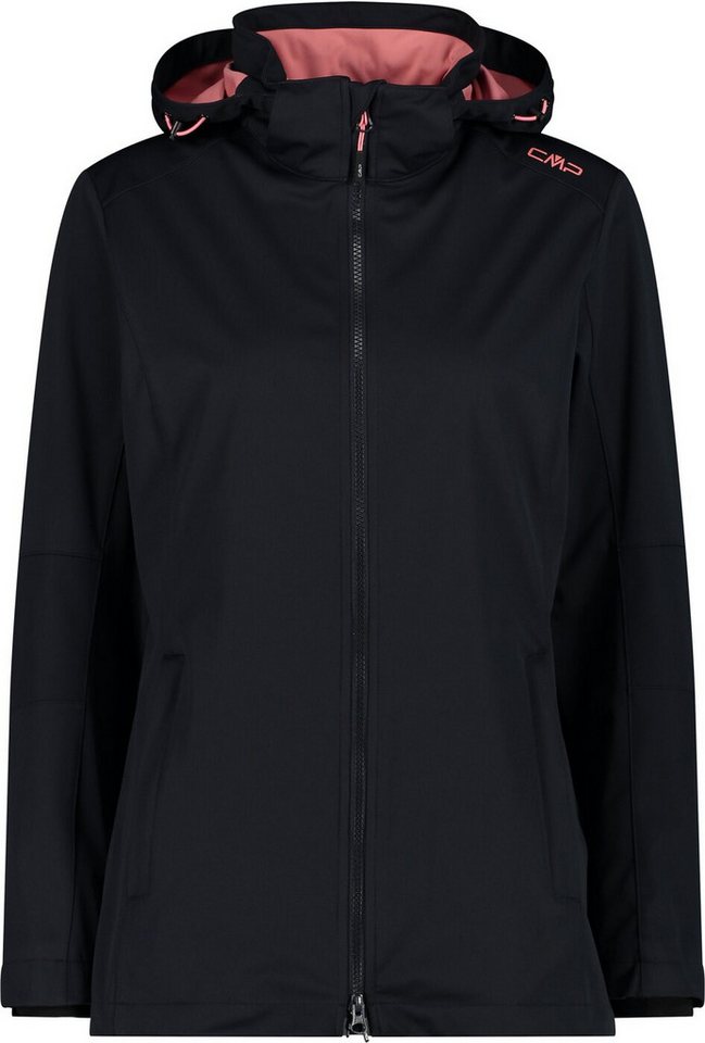 CMP Funktionsjacke WOMAN JACKET ZIP HOOD ANTRACITE-ORCHIDEA von CMP