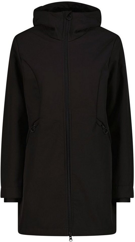 CMP Funktionsjacke WOMAN PARKA FIX HOOD NERO von CMP