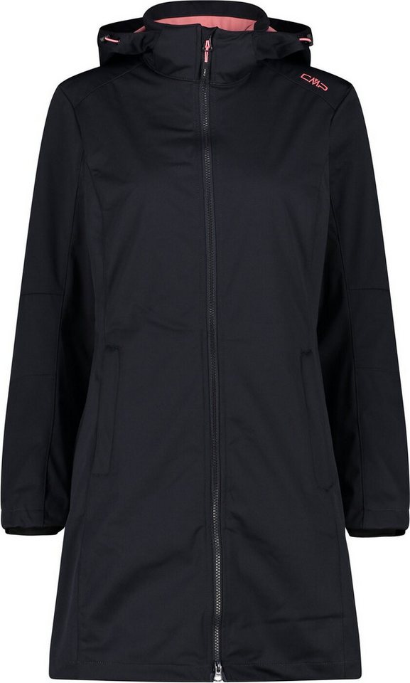 CMP Funktionsjacke WOMAN PARKA ZIP HOOD ANTRACITE-ORCHIDEA von CMP