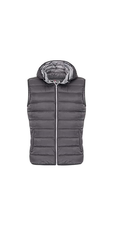 CMP Funktionsweste MAN VEST ZIP HOOD NERO-GRAFFITE von CMP