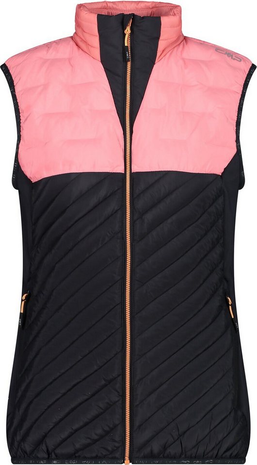 CMP Funktionsweste WOMAN VEST HYBRID ANTRACITE-PESCA von CMP