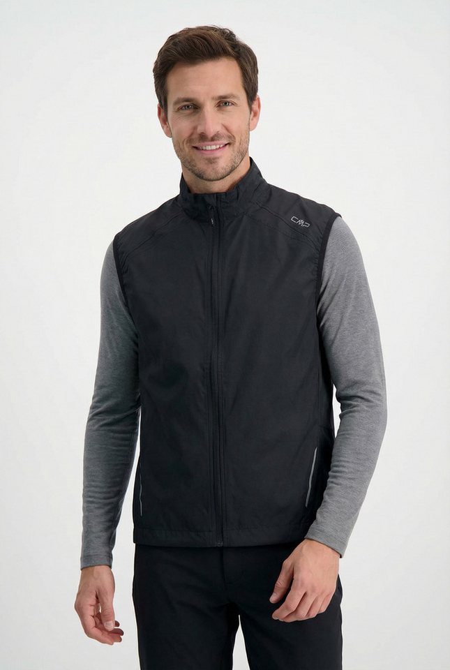 CMP Funktionsweste mit Gummizug in Taille und Ärmeln, für Radsport, für den Übergang von CMP