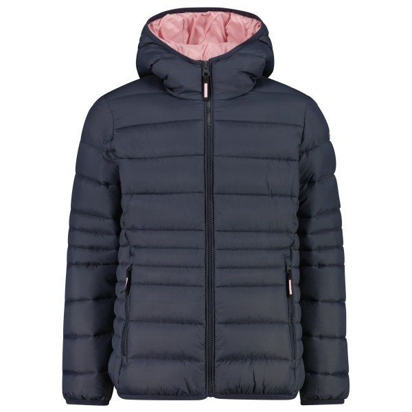 CMP - Girl's Down Jacket Fix Hood Taffeta - Kunstfaserjacke Gr 110 blau von CMP