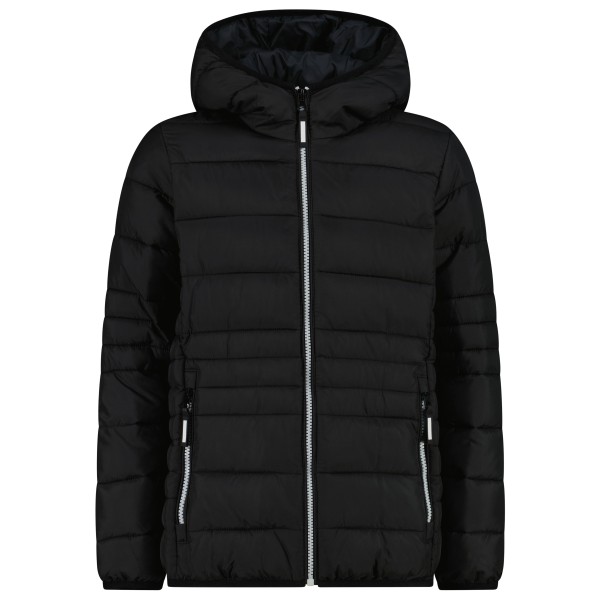 CMP - Girl's Down Jacket Fix Hood Taffeta - Kunstfaserjacke Gr 140 schwarz von CMP