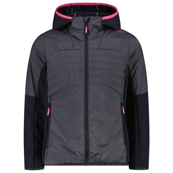 CMP - Girl's Hybrid Jacket Fix Hood - Kunstfaserjacke Gr 164 blau von CMP