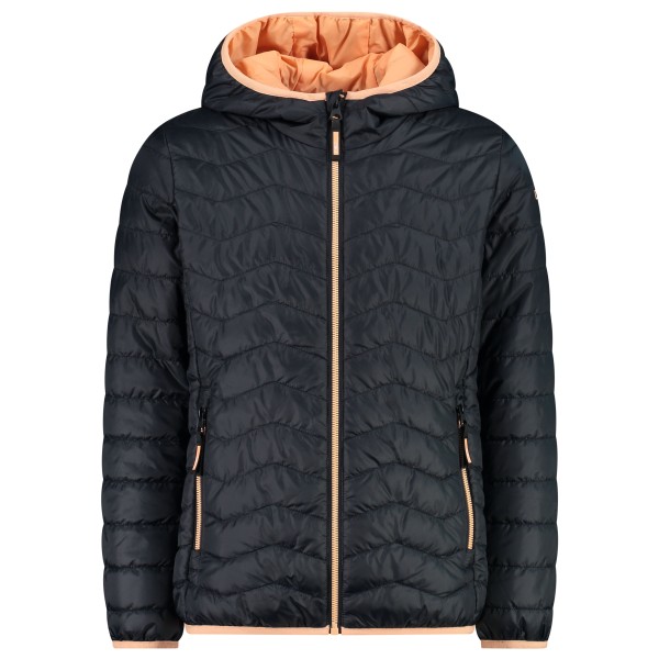 CMP - Girl's Jacket Fix Hood - Kunstfaserjacke Gr 128 schwarz von CMP
