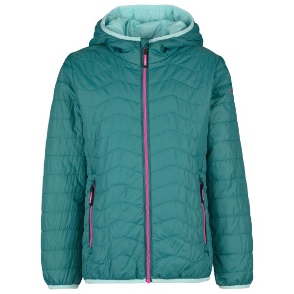 CMP - Girl's Jacket Fix Hood - Kunstfaserjacke Gr 128 türkis von CMP