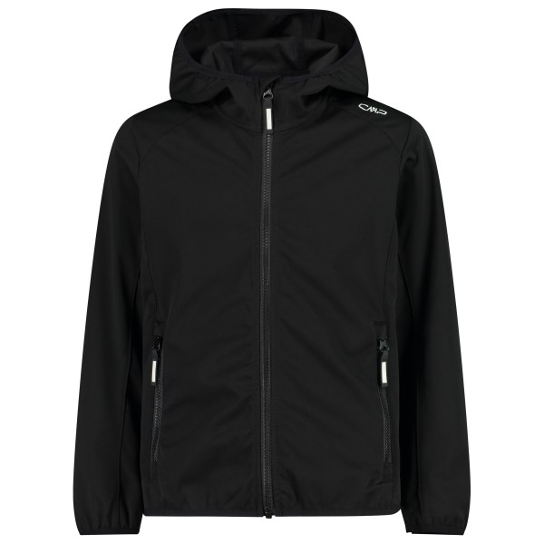 CMP - Girl's Jacket Fix Hood Light Softshell - Softshelljacke Gr 116 schwarz von CMP