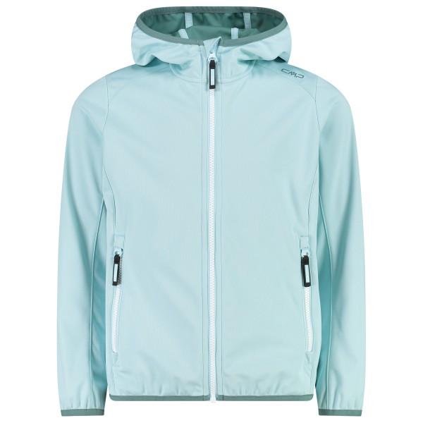 CMP - Girl's Jacket Fix Hood Light Softshell - Softshelljacke Gr 164 grau von CMP