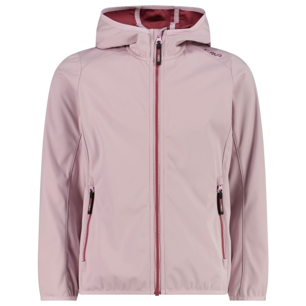 CMP - Girl's Jacket Fix Hood Light Softshell - Softshelljacke Gr 176 rosa von CMP