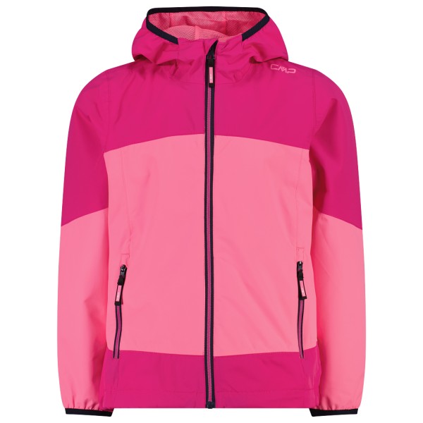 CMP - Girl's Jacket Fix Hood Ripstop - Regenjacke Gr 110 rosa von CMP