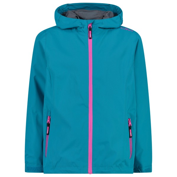 CMP - Girl's Jacket Fix Hood WP - Regenjacke Gr 116 türkis von CMP