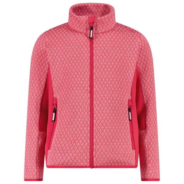 CMP - Girl's Jacket Jacquard Knitted 35H1595 - Fleecejacke Gr 116 rosa von CMP