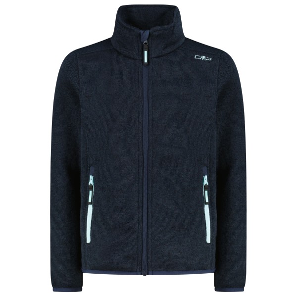 CMP - Girl's Jacket Jacquard Knitted - Fleecejacke Gr 98 blau von CMP