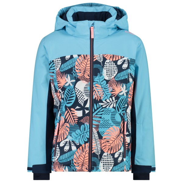 CMP - Girl's Jacket Snaps Hood Twill - Skijacke Gr 110 blau von CMP