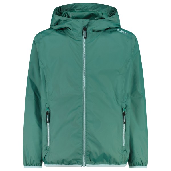 CMP - Girl's Packable Jacket Rain Fix Hood - Regenjacke Gr 164 türkis von CMP