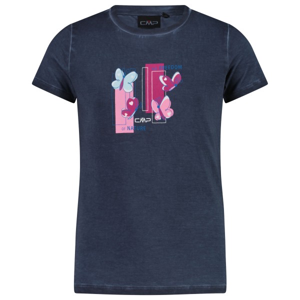 CMP - Girl's Stretch Dyed Jersey T-Shirt - T-Shirt Gr 152 blau von CMP