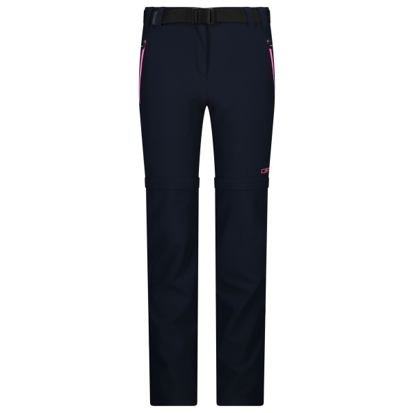 CMP - Girl's Stretch Zip Off Pant - Zip-Off-Hose Gr 104 schwarz/blau CMP - Girl's Stretch Zip Off Pant - Zip-Off-Hose Gr 104 schwarz/blau von CMP