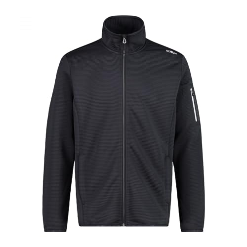 CMP Herren 33E6557 Unlimitech Fleece mit durchgehendem Reißverschluss, bluesteel, anthracite, 58 von CMP