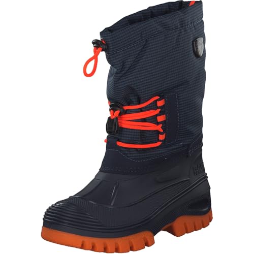 CMP Herren Ahto Schneestiefel, Blau B Blue Orange Fluo 18nd, 39 EU von CMP