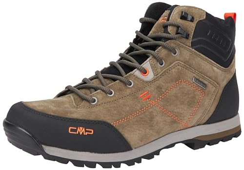 CMP Herren ALCOR 2.0 MID Trekking Shoes WP Walking Shoe, Hellbraun-Orange (Fango-Arancio), 45 EU von CMP
