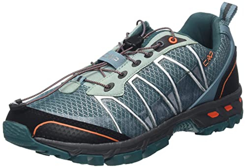 CMP Herren ALTAK Trail Shoe Laufschuhe, Eisblau-Orange-Schwarz-Grau (Artic-Flame), 43 EU von CMP