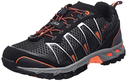 CMP Herren ALTAK Trail Shoe WP Traillaufschuh, Nero-Flash ORANGE, 47 EU von CMP